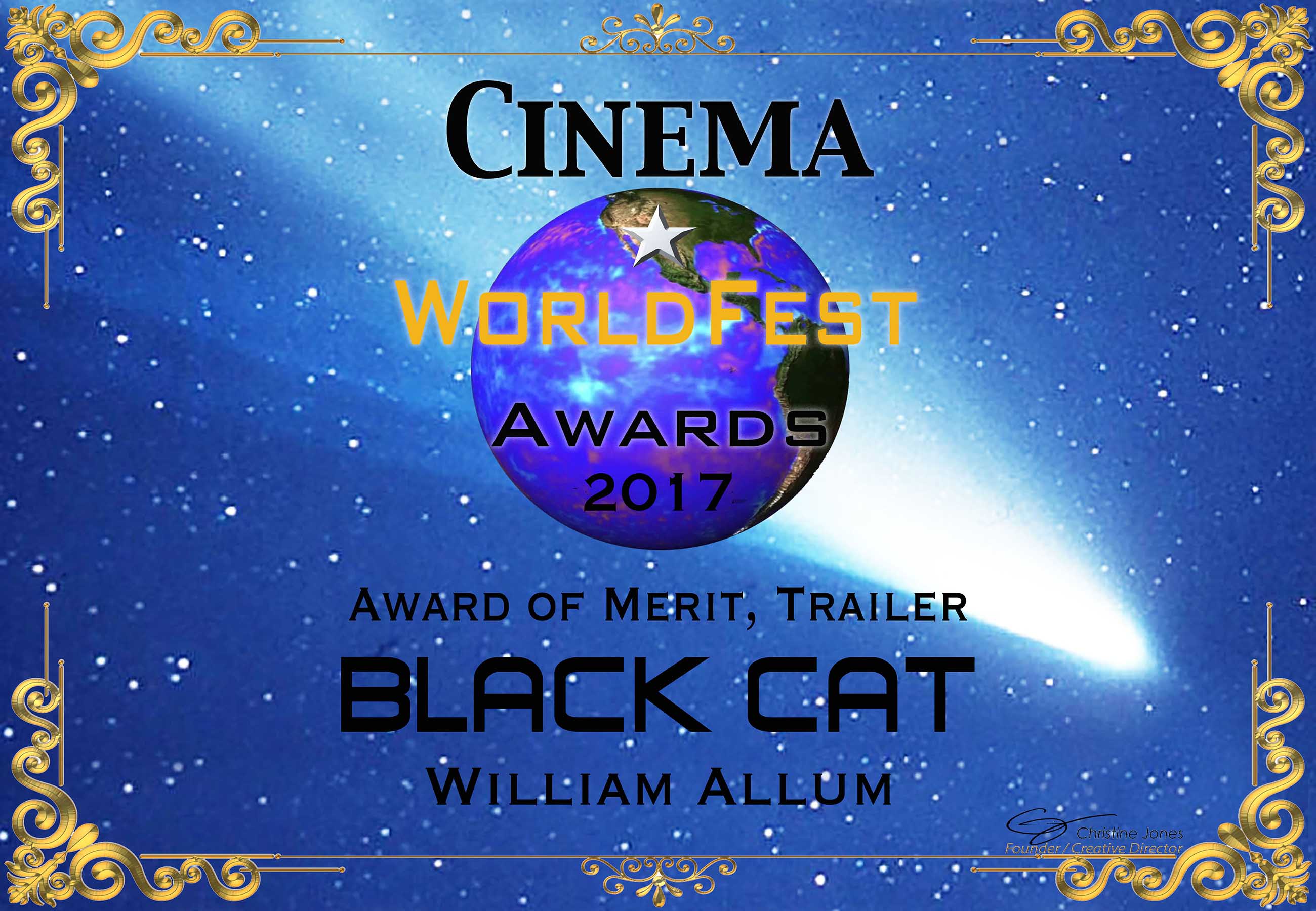 WorldFest Win Black Cat